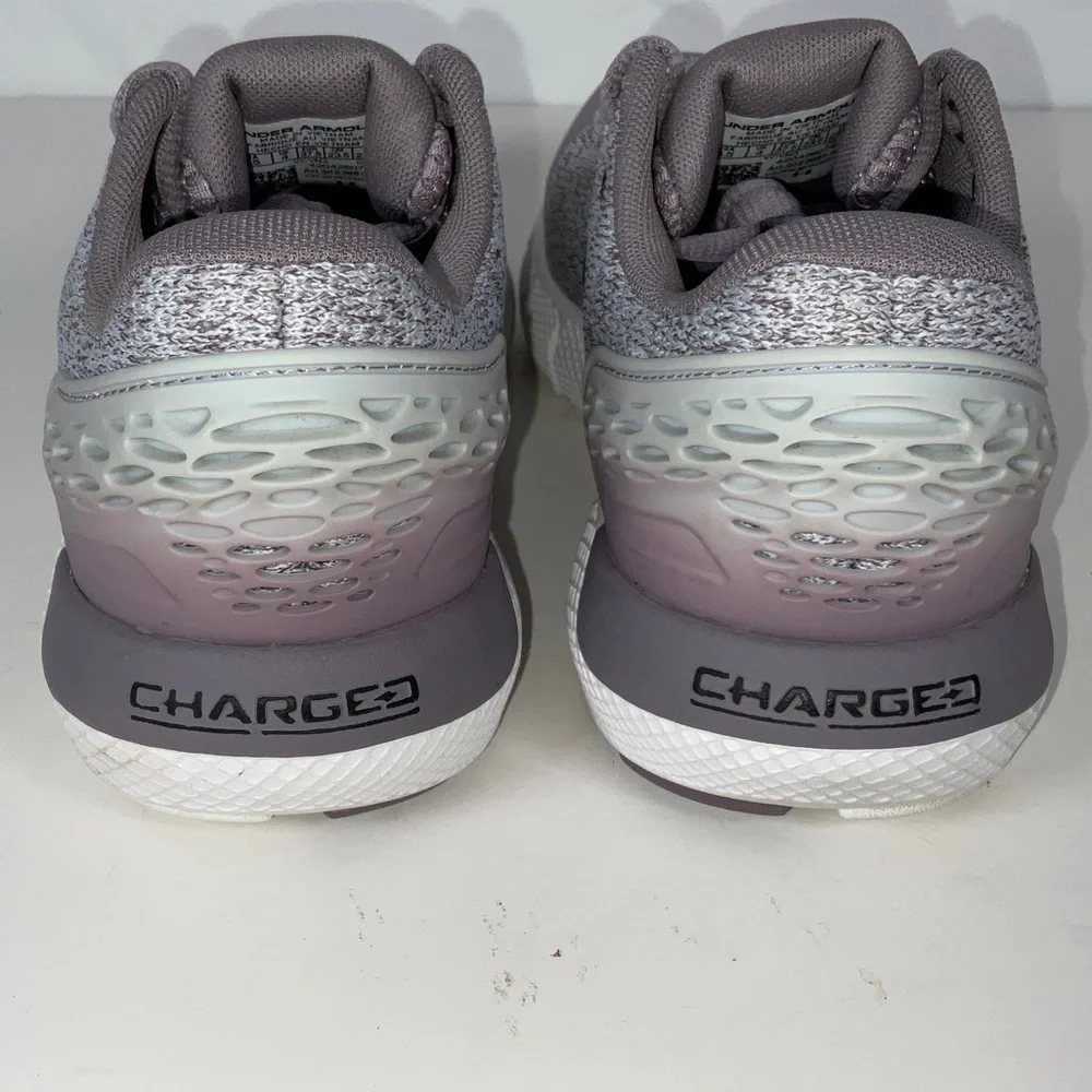 Women’s Under Armour Charged Rogue Running Shoes Sneakers Purple Gray Size‎ 6.5